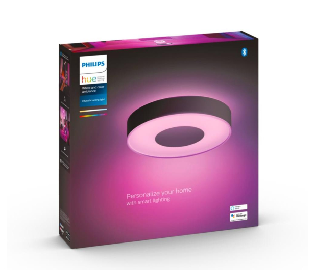 Philips Hue White and color ambiance Plafon Infuse L (czarny) - 724598 - zdjęcie 4